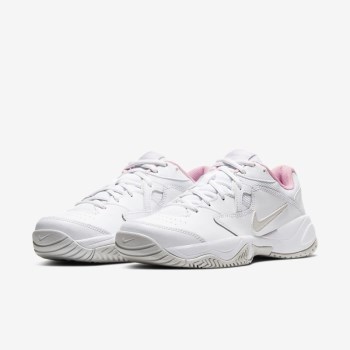 Nike Court Lite 2 - Női Teniszcipő - Fehér/Rózsaszín